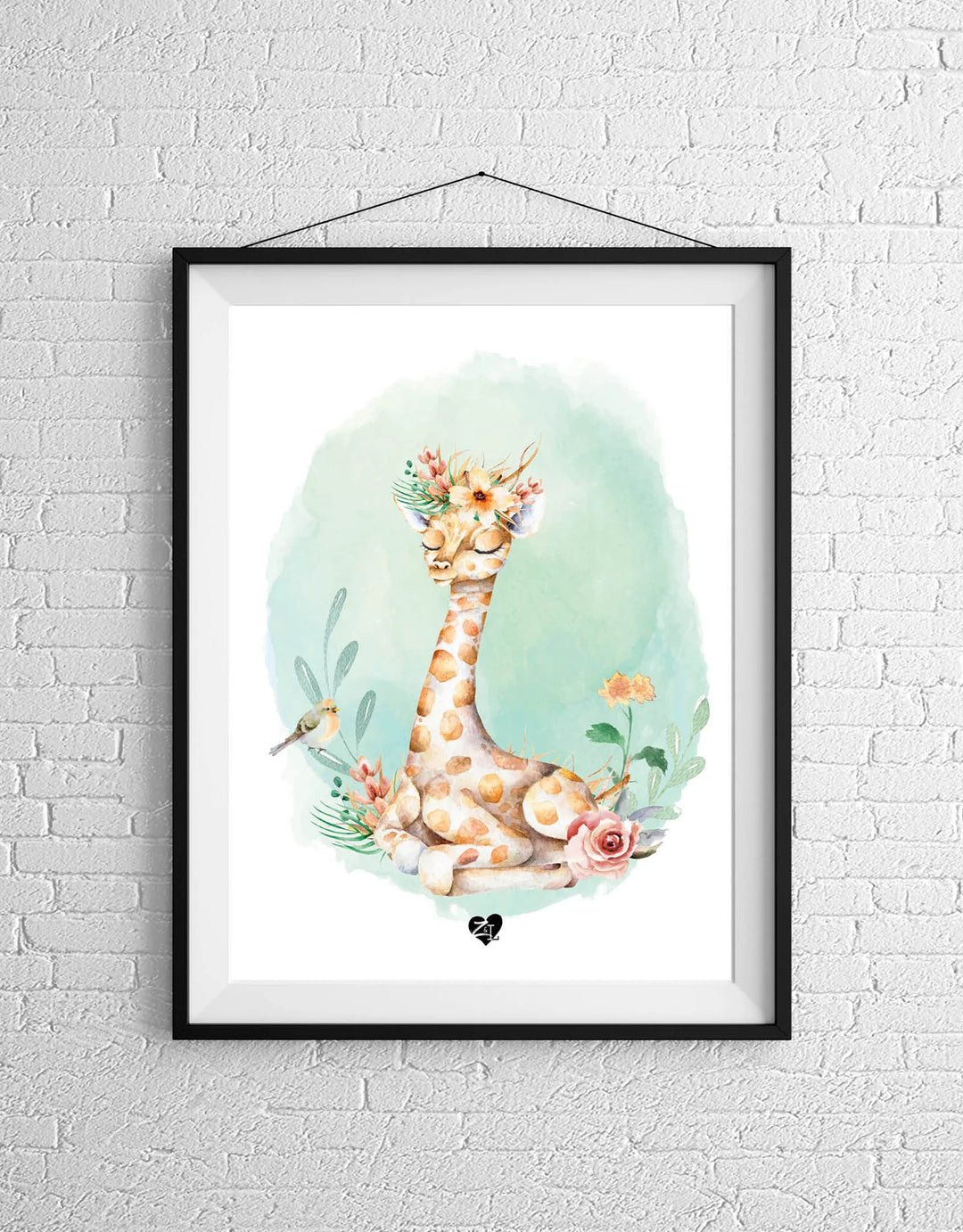 The giraffe Print