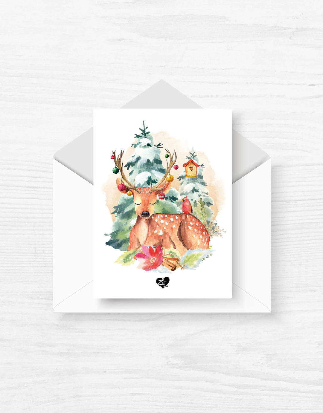Greeting Card - Christmas Deer